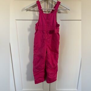 Kids Pink Snow Bib Overalls jumpsuit snow pants ski